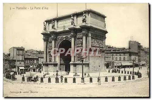 Cartes postales Marseille La Porte d Aix