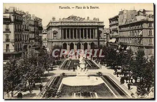 Cartes postales Marseille Place de la Bourse