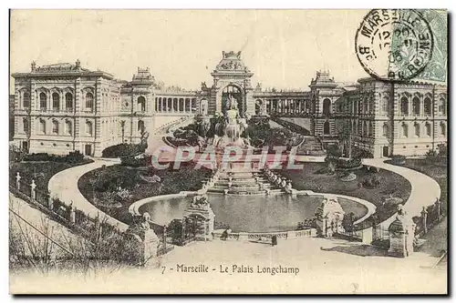 Cartes postales Marseille Le Palais Longchamp