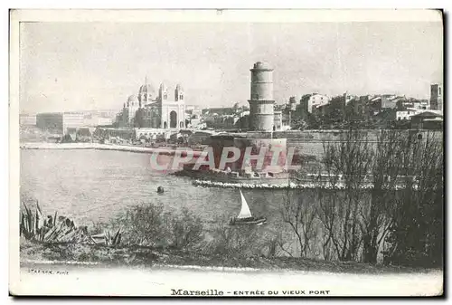 Cartes postales Marseille Entree du Vieux Port