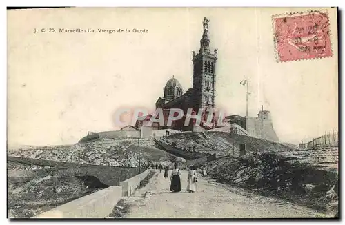 Ansichtskarte AK Marseille La Vierge de la Garde