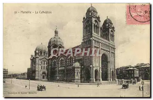 Cartes postales Marseille La Cathedrale