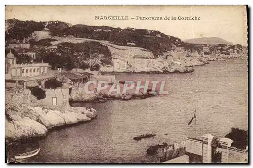 Cartes postales Marseille Panorama de la Corniche