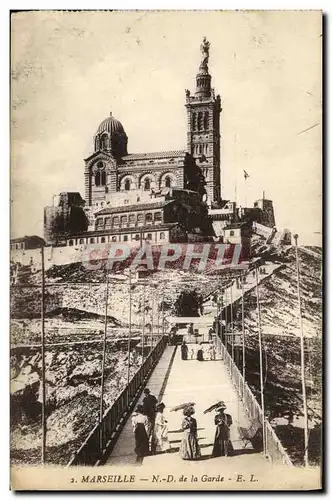 Cartes postales Marseille N D de la Garde