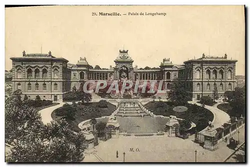 Cartes postales Marseille Palais de Longchamp