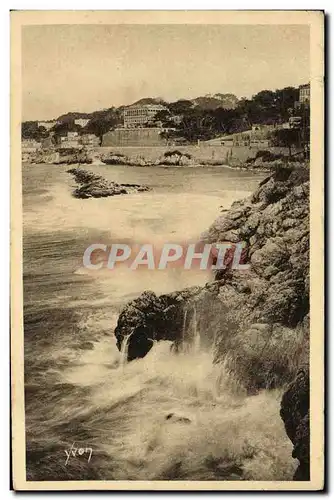 Ansichtskarte AK Marseille Effet de Vague sur la Corniche