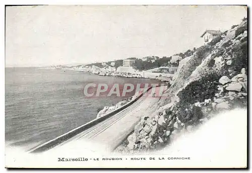 Ansichtskarte AK Marseille Le Roubion Route de la Corniche