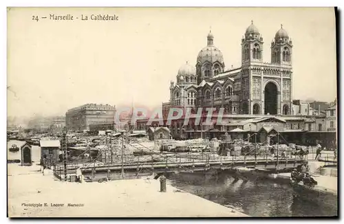 Cartes postales Marseille La Cathedrale