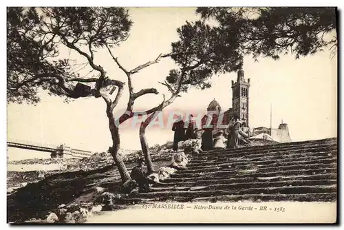 Cartes postales Marseille Notre Dame de la Garde