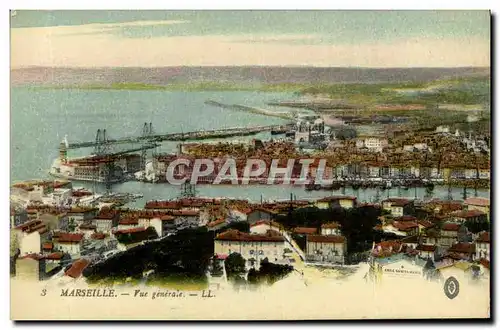 Cartes postales Marseille Vue generale