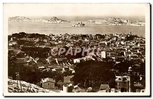 Cartes postales Marseille Quartier d Endoume Les lles du Frioul et le Chateau d If