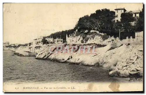 Cartes postales Marseille Vue sur la Corniche