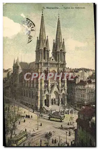 Cartes postales Marseille Eglise des Reformes