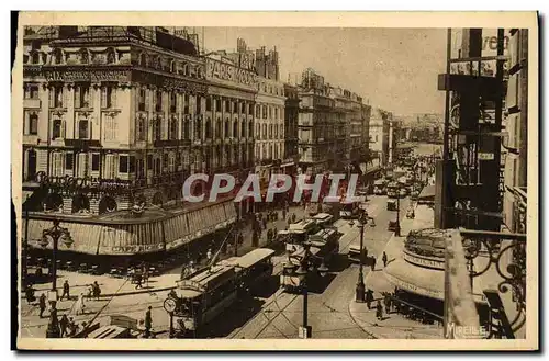 Cartes postales Marseille La Canebiere Tramway