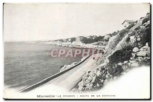 Ansichtskarte AK Marseille Le Roubion Route de la Corniche