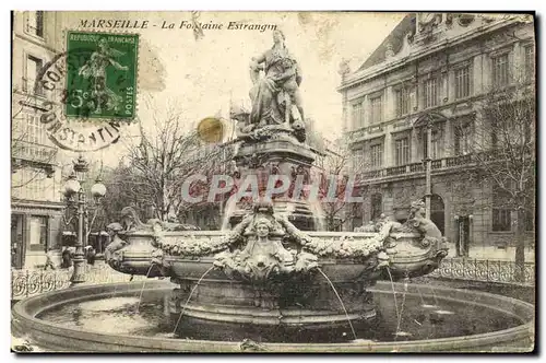 Ansichtskarte AK Marseille La Fontaine Estrangin