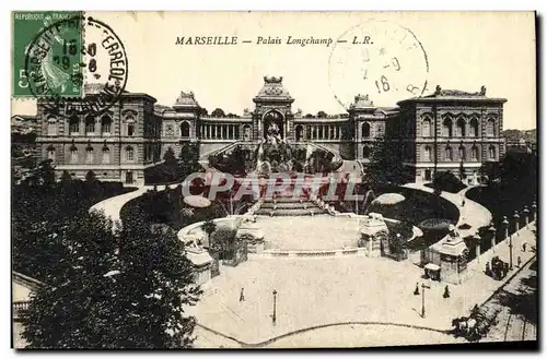 Cartes postales Marseille Palais Longchamp