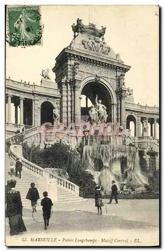 Cartes postales Marseille Palais Longchamp Massif Central