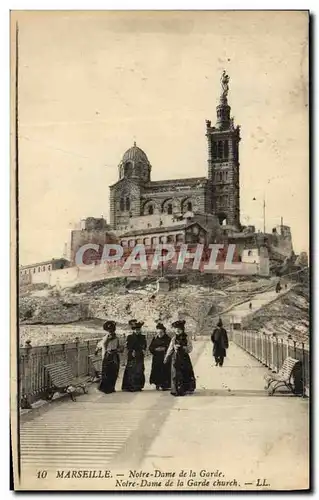 Cartes postales Marseille Notre Dame de la Garde