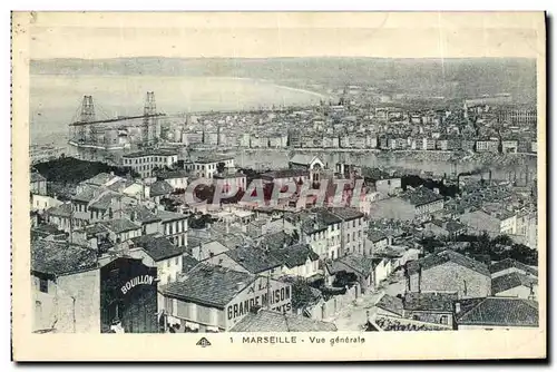 Cartes postales Marseille Vue generale