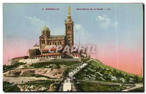 Cartes postales Marseille Notre Dame de la Garde