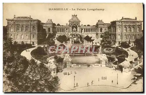 Cartes postales Marseille Le Palais Longchamp