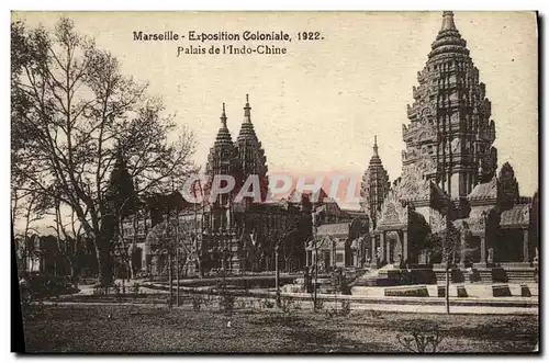 Cartes postales Marseille Exposition Coloniale Palais de L Indo Chine