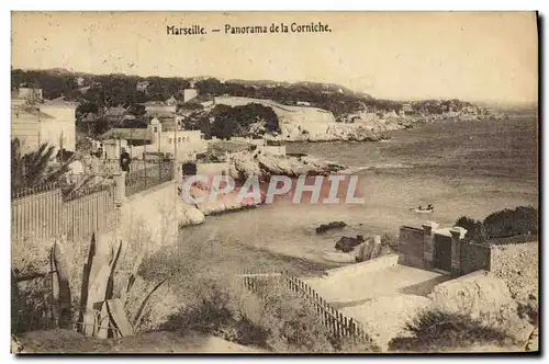 Cartes postales Marseille Panorama de la Cornicche