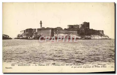 Ansichtskarte AK Marseille Le Chateau d If Chateau Fort Bati par Francois 1er