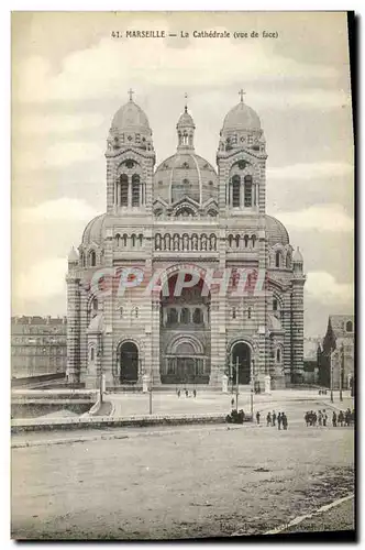 Cartes postales Marseille La Cathedrale