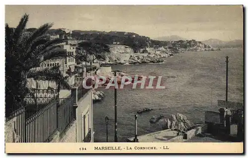 Cartes postales Marseille La Corniche