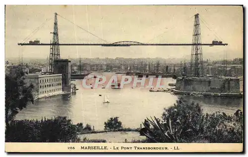 Cartes postales Marseille Le Pont Transbordeur