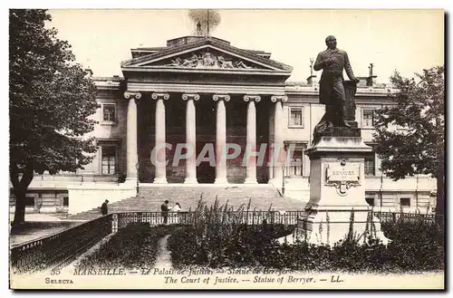 Ansichtskarte AK Marseille Le palais de justice