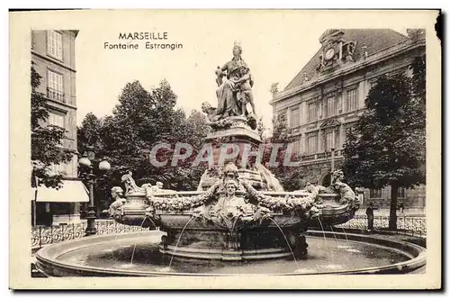 Ansichtskarte AK Marseille Fontaine Estrangin