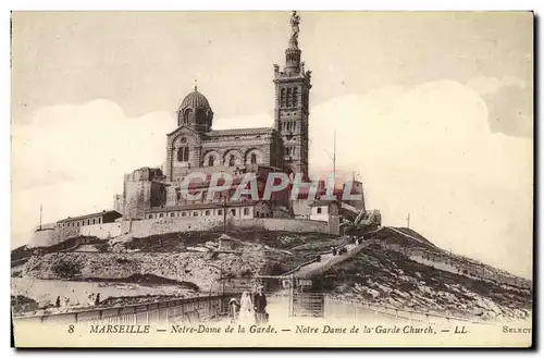 Cartes postales Marseille Notre Dame de la Garde