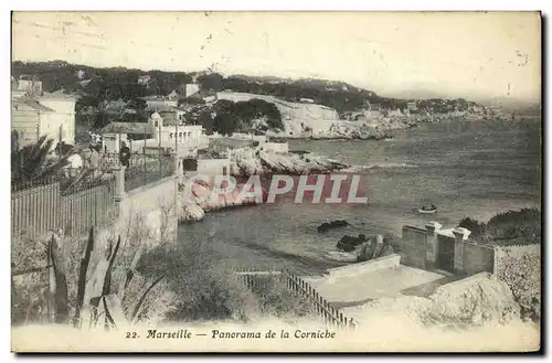 Cartes postales Marseille Panorama de la Corniche