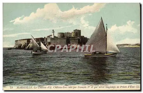 Cartes postales Marseille Le Chateau d If Chateau Fort Bati Par Francois 1er et Qui servit de prison d etat