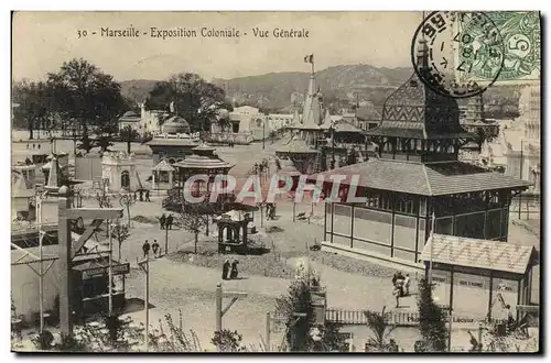 Cartes postales Marseille Exposition Coloniale Vue Generale