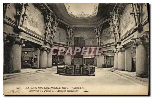 Ansichtskarte AK Marseille Exposition Coloniale De Marseille Interieur du palais de l Afrique occidentale