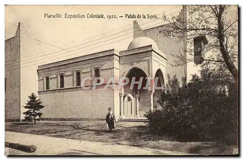 Cartes postales Marseille Exposition Coloniale 1922 Palais de la Syrie