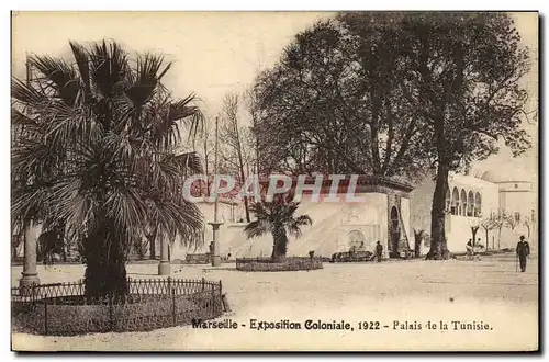 Cartes postales Marseille Exposifion Coloniale 1922 Palais le La Tunisie