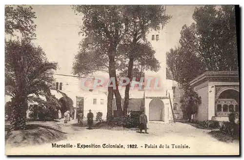 Cartes postales Marseille Exposifion Coloniale 1922 Palais le La Tunisie