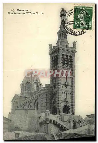 Cartes postales Marseilles Sanctuaire de Notre Dame la Garde