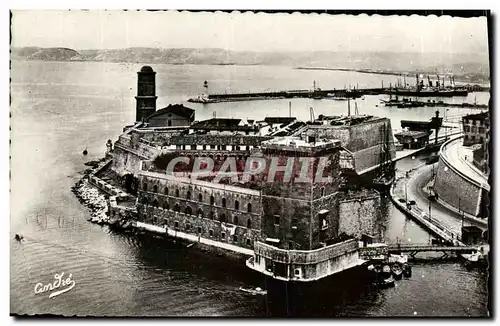 Cartes postales moderne Marseille Fort Saint Jean et Entree Du Bassin de la Joliette