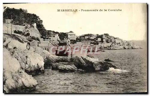 Cartes postales Marseille Promenade de la Corniche