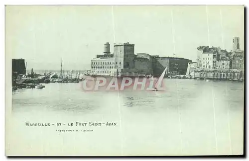 Cartes postales Marseille Le Fort Saint Jean