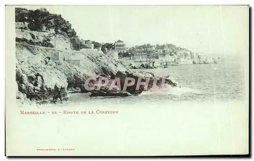 Cartes postales Marseille Route De La Corniche