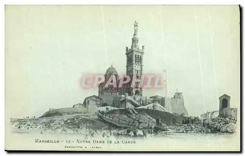 Cartes postales Marseille Notre Dame De La Garde