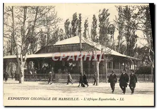 Ansichtskarte AK Marseille Exposition Coloniale De L Afrique Equatoriale