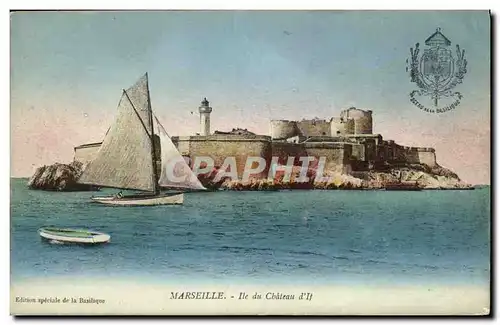 Ansichtskarte AK Marseile Ile du Chateau d If